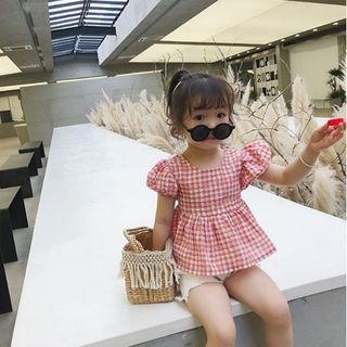 SET VÁY CARO ĐAN DÂY BÉ GÁI