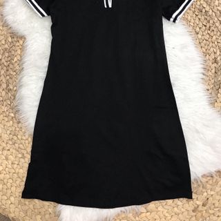 Đầm basic cổ trụ
