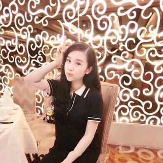 Đầm basic cổ trụ