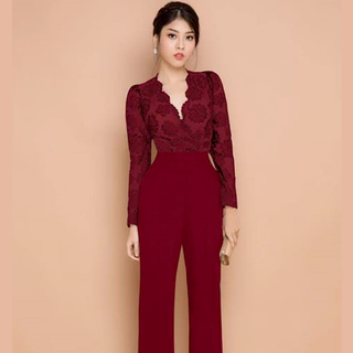 Jum ren tay dài ống suông xinh xắn - SJ743