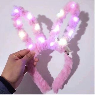 Băng đô bờm cài tóc tai thỏ xịn