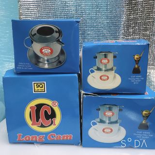 PHIN PHA CÀ PHÊ INOX LONG CAM - Size Nhỏ