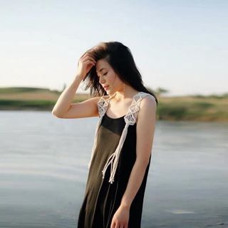 Váy 2 dây phối ren siêu đẹp