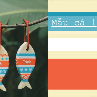 ĐỘC QUYỀN CÁ GỖ MÓC KHOÁ HANDMADE ĐỘC ĐÁO
