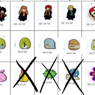 Jibbitz/ Sticker gắn dép Nhà của Xíu