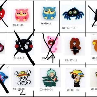 Jibbitz/ Sticker gắn dép Nhà của Xíu
