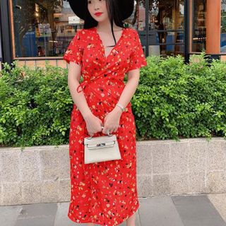 ĐẦM HOA VẠT CHÉO