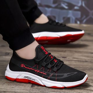 Giày Sneaker Nam Vải Lưới Thoáng Khí Năng Động D2566