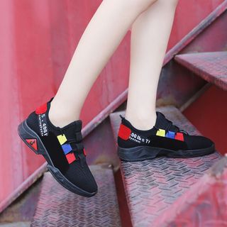 Giày/ Sneaker nữ mix màu cá tính D2540