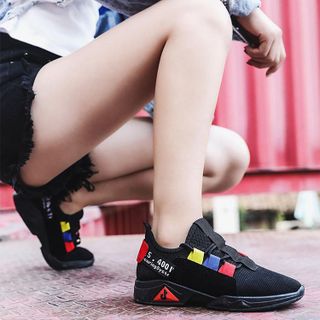 Giày/ Sneaker nữ mix màu cá tính D2540