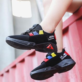 Giày/ Sneaker nữ mix màu cá tính D2540