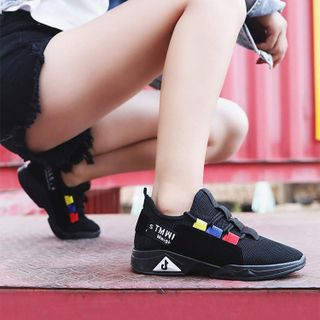 Giày/ Sneaker nữ mix màu cá tính D2540