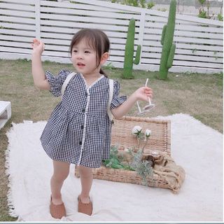VÁY TAY BÈO ĐÍNH VIỀN