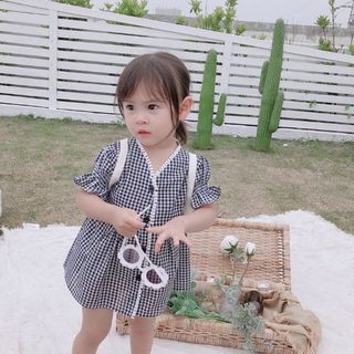 VÁY TAY BÈO ĐÍNH VIỀN
