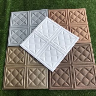 Xốp dán tường Giả Da 3D