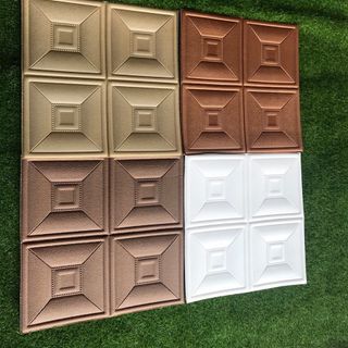 Xốp dán tường Giả Da 3D