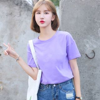 Áo thun trơn coton 4 chiều đủ màu đủ size