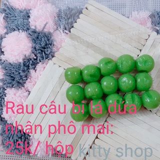 Rau câu cafe nhân phô mai lá dứa san hô