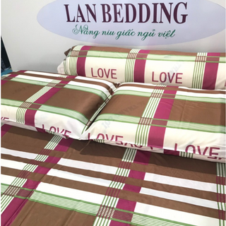 BỘ DRAP GỐI THUN LẠNH HÀN QUỐC LAN BEDDING giá sỉ