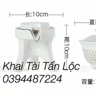 Bộ ấm trà gốm sứ thấu quang cao cấp tphcm