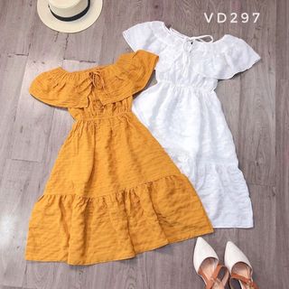 ĐẦM MAXI TRỄ VAI GÂN