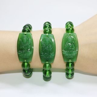 Vòng tay Phật bản mệnh 12 con giáp - xanh