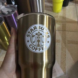 Ly giữ nhiệt Starburk vàng đồng thùng 25 ly giá sỉ