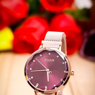 Đồng hồ sỉ dây nam châm Julius Hàn Quốc Ja-1143C