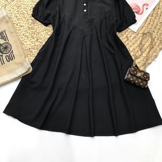 Đầm xoè babydoll cổ đức xinh xinh