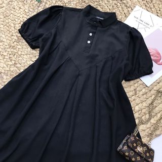 Đầm xoè babydoll cổ đức xinh xinh