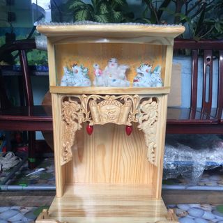 Bàn thờ thần tài GỖ THÔNG