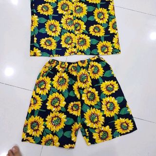 bộ đi biển vải kate thái
