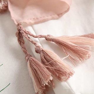 Khăn Choàng Cổ Phối Màu Hồng Tím Pastel - Cotton Linen - 180x90cm - Mã KC100