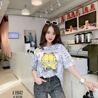 ÁO THUN IN HÌNH MÈO