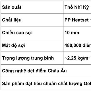 Thảm trải sàn lông ngắn A0001
