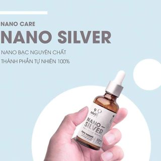 Tinh chất Nano Bạc 50ml - Nano Silver Kháng Khuẩn-Sạch Mụn-An Toàn bảo vệ da bạn 24/7 Cam kết hàng chuẩn 100 nhiều ưu đãi
