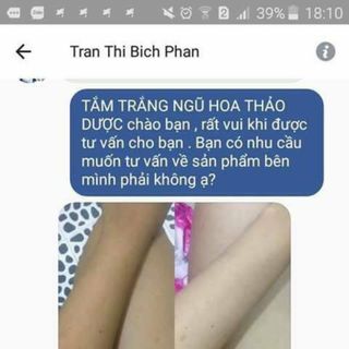 Tắm trắng ngũ hoa thảo dược thiên nhiên 100