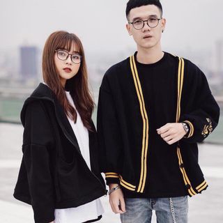 áo khoác nỉ cadigan nam nữ