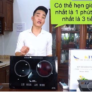 BẾP ĐÔI TỪ KẾT HỢP HỒNG NGOẠI KV 03 CỠ VỪA
