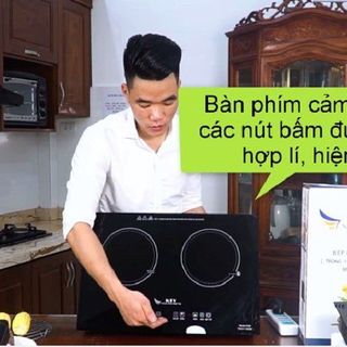 BẾP ĐÔI TỪ KẾT HỢP HỒNG NGOẠI KV 03 CỠ VỪA