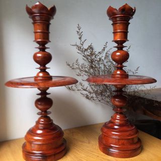 Bộ Lư Thờ Gỗ Hương Gia Lai