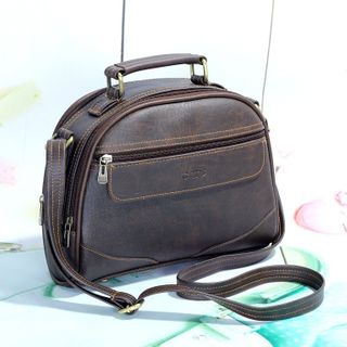 Túi đeo chéo nữ CNT TĐX42 cao cấp NÂU