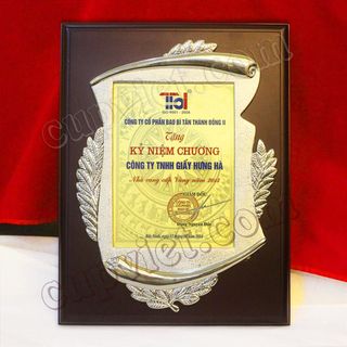bằng khen gỗ đồng bán bằng chứng nhận các đại lý biểu trưng vinh danh
