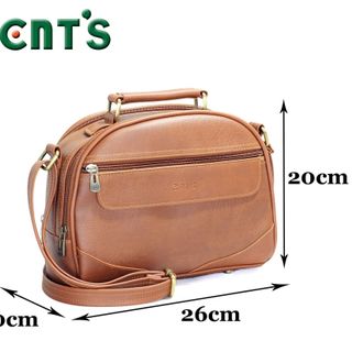 Túi đeo chéo nữ CNT TĐX42 cao cấp BÒ ĐẬM