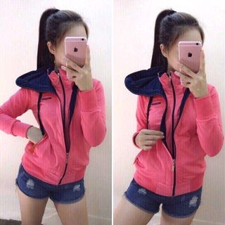 khoác chống nắng 2 dây kéo nữ