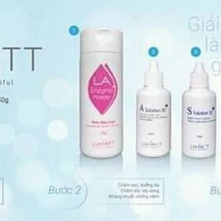 Bộ 3 sản phẩm trị mụn và làm đẹp da LUIANTT sữa rửa mặt serum chấm mụn serum tái tạo da giá sỉ