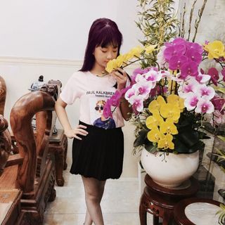 Áo thun giấy cổ tròn