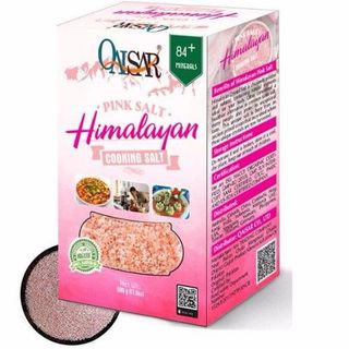 Muối hồng tinh khiết Himalayan Qaisar 500g hạt mịn Pakistan giá sỉ
