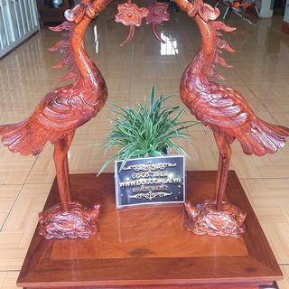 Hạc thờ gỗ hương