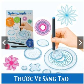 Bộ Thước Vẽ Họa Tiết Sáng Tạo Spirograph No2143